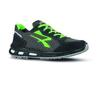 U-POWER Red Pro® Nate,Raptor, calzado de seguridad, ligero y cómodo, nailon ultratranspirable, antipinchazos, inserto Infinergy, con puntera de aluminio - Grey Green