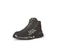 U-Power RV10024 Linea RED LEVE PARKER Calzado de Seguridad Antiestático y Ultraligero, S3 SRC CI ESD, Negro
