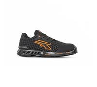 U-Power RV20044 Linea RED LEVE Modelo PETER Zapatos de Seguridad, S3 SRC CI ESD, Negro, 45 Tamaño