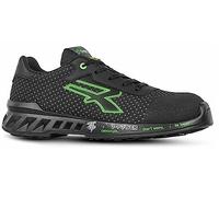 U-Power RV20054 Linea RED LEVE Modelo STEVE Zapatos de Seguridad, S3 SRC CI ESD, Negro, 39 Tamaño