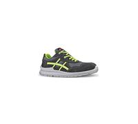 U POWER Scarpe Antinfortunistiche Da Lavoro,Mod.Nico S S1ps Fo Sr,puntale Antiperforazione No Metal, Zapatos de Seguridad y contra Incendios Unisex Adulto, Gris Plomo Verde, 38 EU