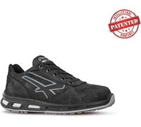 U-Power Red Lion Carbon, zapatos de seguridad unisex, ligeros, flexibles, de cuero antipinchazos, con inserto Infinergy, con puntera de aluminio - Grey 43