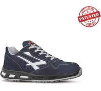 U-Power Red Lion Emotion, zapatos de seguridad unisex, ligeros, flexibles, de cuero antipinchazos, con inserto Infinergy, con puntera de aluminio - Blue 47
