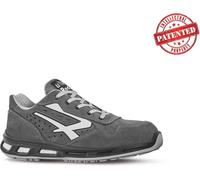 U-Power Zapatillas de seguridad RL20096 ESD Puntera de aluminio Antiperforación textil Negro 47 EU