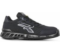 U-Power Zapatos de seguridad LOGAN RV20104 - S3 SRC CI ESD, puntera de aluminio, Negro 47