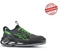 U-Power Zapatos de seguridad Negan RS20026 ESD S1P SRC Refuerzo anti-shock Gris/Verde 39