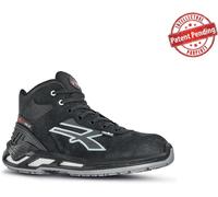 U-Power Zapatos de seguridad Arden Red 360 New Altas, ligeras y cómodas S3 SRC CI ESD 45 Gris oscuro