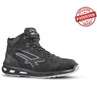 U-Power Zapato de seguridad Red Lion Lift, alto, ligero, antiperforación, puntera aluminio Grey 41