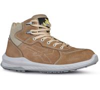 U-Power Zapatillas de seguridad altas REBEL Uso general Antiperforación ESD S3 CI SRC 42 Marrón