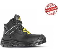 U-Power RI11334 Linea BAU & BUILDING Modelo THANOS Zapatos Antiestáticos, S3 SRC CI ESD, Negro, 45 Tamaño