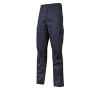 U-Power ST211DG Linea Smart Modelo Guapo Pantalones de Trabajo, 98% Algodón/2% Spandex, Dark Green, M Tamaño
