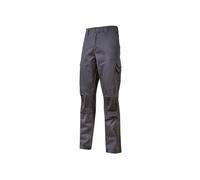 U-Power ST211GI Linea Smart Modelo Guapo Pantalones de Trabajo, 98% Algodón/2% Spandex, Grey Iron, M Tamaño