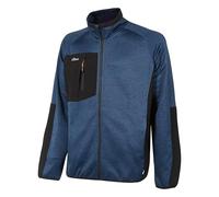 U-Power Sudadera de trabajo con cremallera — 100% poliéster mate, bolsillo 86% nailon/14% elastano