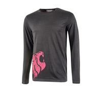 U-Power FU214GF Linea Future Modelo Alien Camiseta de Manga Larga, 100% Algodón, Grey Fucsia, L Tamaño