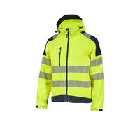 U-Power - Veste Softshell Jaune Haute visibilité Stretch MIKY XL Jaune