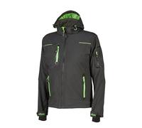 U-Power Pantalón ajustado WORLD, bolsillos múltiples, transpirable ASPHALT GREY GREEN 4XL