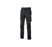 U-Power WORLD, Pantalones cargo ajustados, con múltiples bolsillos delanteros y laterales, pantalones cómodos y elásticos, con botón delantero, tela transpirable(BLACK CARBON_2XL)