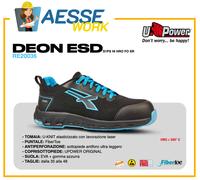 U Power Zapatos De Seguridad Red Ego Upower DEON ESD S1PS HI HRO FO SR