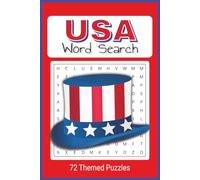 U.S.A. Word search Puzzle Book: USA and all things related word find book, 50+ puzzles,110 pages, 6"X9" easy to read