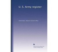 U. S. Army register: Volume 3