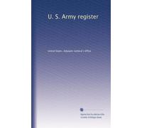 U. S. Army register: Volume 3