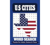 U.S Cities Word Search Puzzles: Word Searches with Easy to Read Print about U.S Cities, Explore America’s Great Cities, One Puzzle at a Time, From New ... Gift for vacations, Holidays & Free Time.