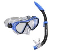 U.s. Divers Combo Dorado Ii Junior Snorkeling Set Azul Niños