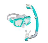 U.S.Divers Combo SIDEVIEW Kit de Buceo para Adultos, Máscara y Tubo Snorkel con Visión Panorámica de 180°, Protección UV, Lentes Antiempaño, Tubo Snorkel con Válvula de Purga, para Hombres y Mujeres