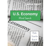U.S. Economy Wordsearch: LARGE PRINT