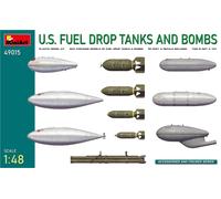 U. S. Fuel Drop Tanks Y Bombs Diorama 1:48 Plástico Modelo Kit Miniart