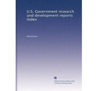 U.S. Government research and development reports index: Volume 13