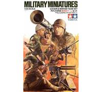 U. S. Gun And Mortero Team Kitmaquette Kit TAMIYA 35086 1