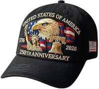 U.S. Marine Corps - Gorra de béisbol ajustable con estampado de águila cóndor, estilo patriótico, para hombre y mujer, B, Talla única