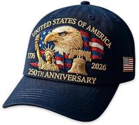 U.S. Marine Corps - Gorra de béisbol ajustable con estampado de águila cóndor, estilo patriótico, para hombre y mujer, e, Talla única