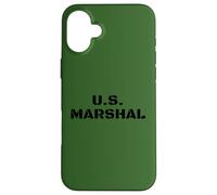 U.S. Marshal Servicio de Mariscales de los Estados Unidos USMS Costume US Carcasa para iPhone 16 Plus