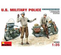 U. S. Military Police WWII Motorcycles + Figures Plástico Kit 1 :3 5 Modelo