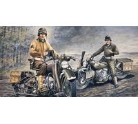 U. S. Motorcycles WWII Plástico Kit 1 :3 5 Modelo Italeri
