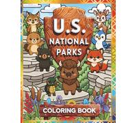 U.S. NATIONAL PARKS - COLORING BOOK (WILDLIFE & NATURE SERIES)