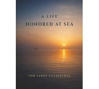 U.S. Navy Funeral Guest Book for Large Gatherings: Sign-In Book with Space for More Guests (2 Guests Per Page): A Practical Guest Book Designed for Larger Navy Funeral and Memorial Services