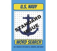 U.S. Navy Word Search: Standard Issue Mental Training Device | 6x9 inch, 110 pages | 55 Navy Themed Puzzles | Perfect for Travel, Gifts, Veterans, or just to keep your brain sharp!