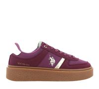 U.S. Polo Assn. A25s Zapatillas de mujer con plataforma JODY001 BORDEAUX