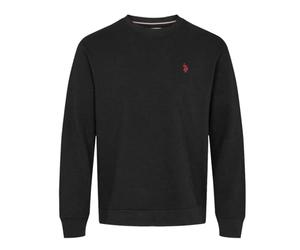 U.S. Polo Assn. Adler - Sudadera de algodón puro negro clásico para hombre, TAP SHOE, XL