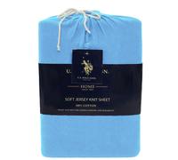 U.S. Polo Assn. All Season Soft and Cozy T-Shirt Material 1800 Thread Count 4-Piece Heather Jersey Sheet Set