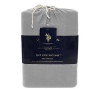 U.S. Polo Assn. All Season Soft and Cozy T-Shirt Material 1800 Thread Count 4-Piece Heather Jersey Sheet Set