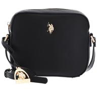 U.S.POLO ASSN. - Bolsa de hombro en poliuretano, negro (6 X 16 cm)