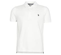 U.S. POLO ASSN. Camiseta King 67355 Camisa Polo Mujer Algodón Blanco Negro