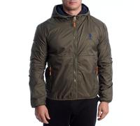 U.S. Polo Assn. Chaqueta Reversible Polar y Cortavientos de Hombre US40126001