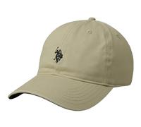 U.S. Polo Assn. Men's Small Solid Horse Adjustable Cap, Khaki, One Size
