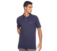 U.S. Polo Assn. Polo clásico para Hombre, Azul Marino clásico, Large