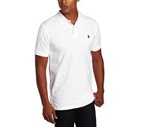 U.S. Polo Assn. Polo clásico para Hombre, Blanco, Medium